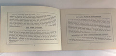 vintage Crosby Hall Bishopsgate early history and restoration booklet, 24 pages