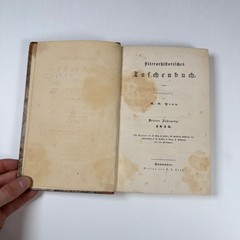 LitHist Taschenbuch by N. O. von R. 1845 Antique Book German lng