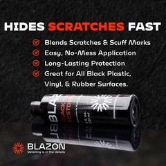 BLAZON Black Trim Restorer 8 oz – Dye-Infused Solution for Car Trim