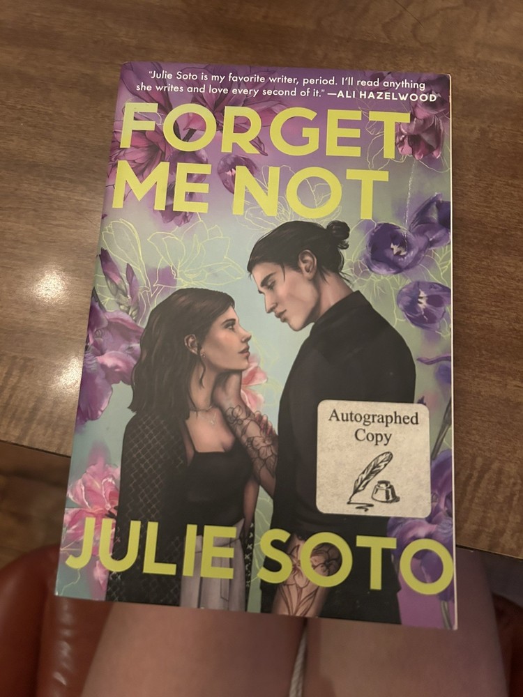 Signed Copy! Forget Me Not – 1538740885, paperback, Julie Soto