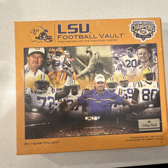 LSU Football Vault: History of the Fighting Tigers HC Illustrated Herb Vincent