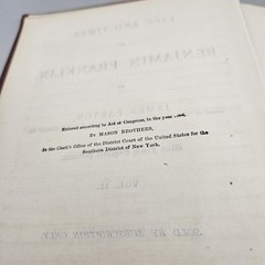 Life and Times of Benjamin Franklin by James Parton 1864 Volume 2