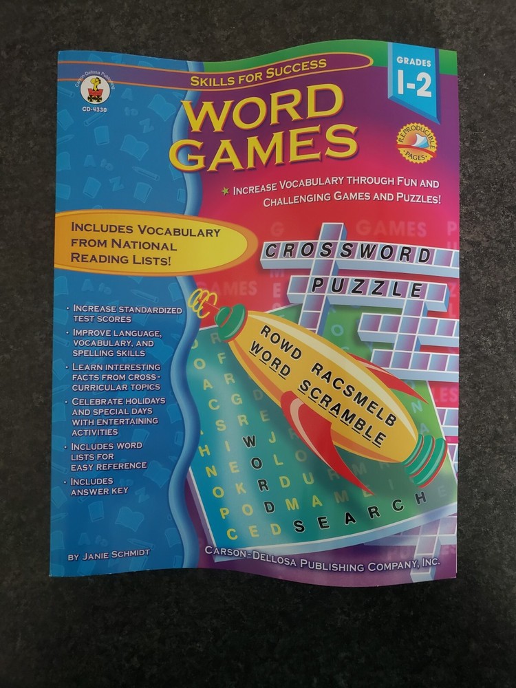 Skills for Success Ser.: Word Games 1-2 Vg Paperback