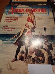 LOT OF 4- VINTAGE (1990/91) AMERICAN HISTORY ILLUSTRATED MAGAZINES IN GOOD COND.