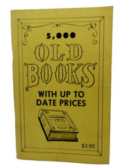 5000 Old Books with Up to Date Prices 1971 Book by Schroeders 76 Pages