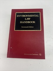 Environmental Law Handbook by Thomas F. P. Sullivan (2003, Hardcover)