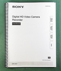 Sony HDR-AS20 Instruction Manual: Full Color 71 Pages & Protective Covers!