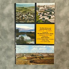 Holy Land 100 Colour Slides Guide Booklet Only Sami Awwad Jerusalem