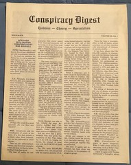 Conspiracy Digest Newsletter – Winter 1978 – Interview with Mae Brussell