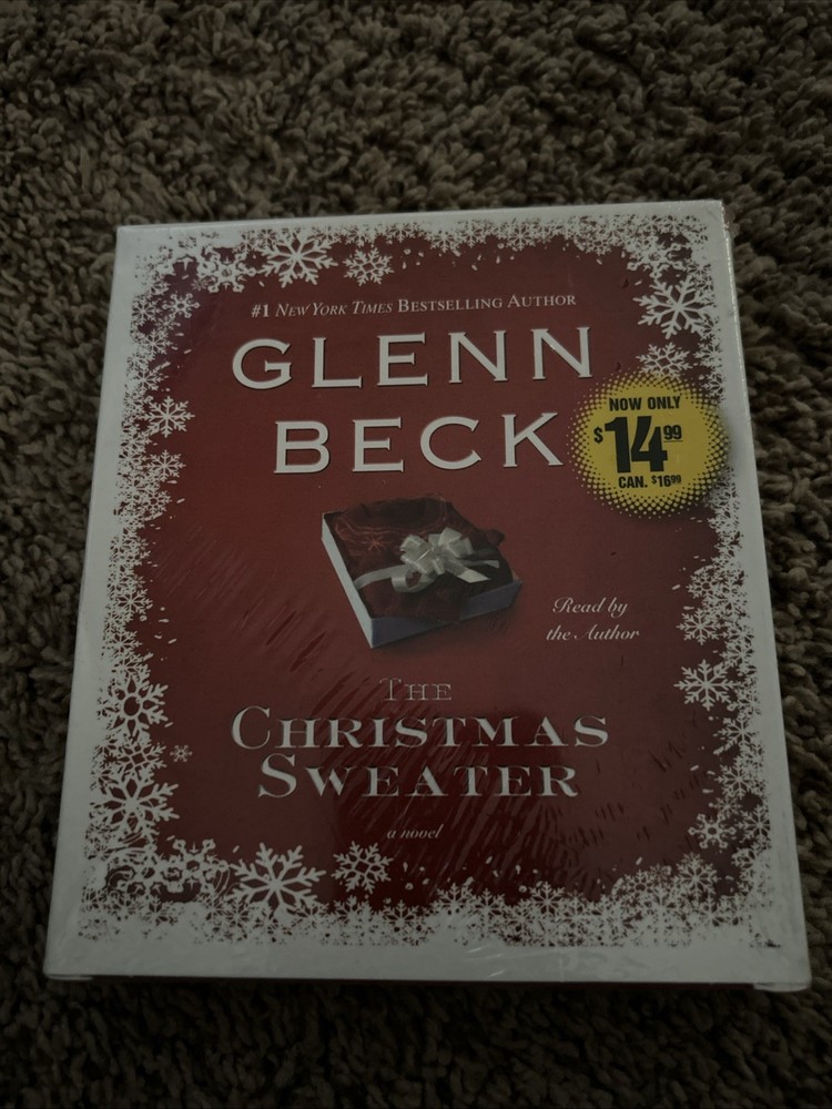 The Christmas Sweater Audiobook Glenn Beck Unabridged 4 CDs Read By Author NEW