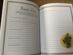 Our Family Tree ~ A Keepsake Book ~ Generations ~ Weddings ~ Hobbies ~ 76 pp.