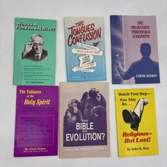 Sword Of The Lord Christian Booklets Lot Of 6 Curtis Hutson, John R. Rice, Ect.