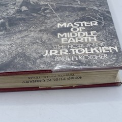 MASTER OF MIDDLE EARTH, THE FICTION of J R R TOLKIEN by Kocher 1972