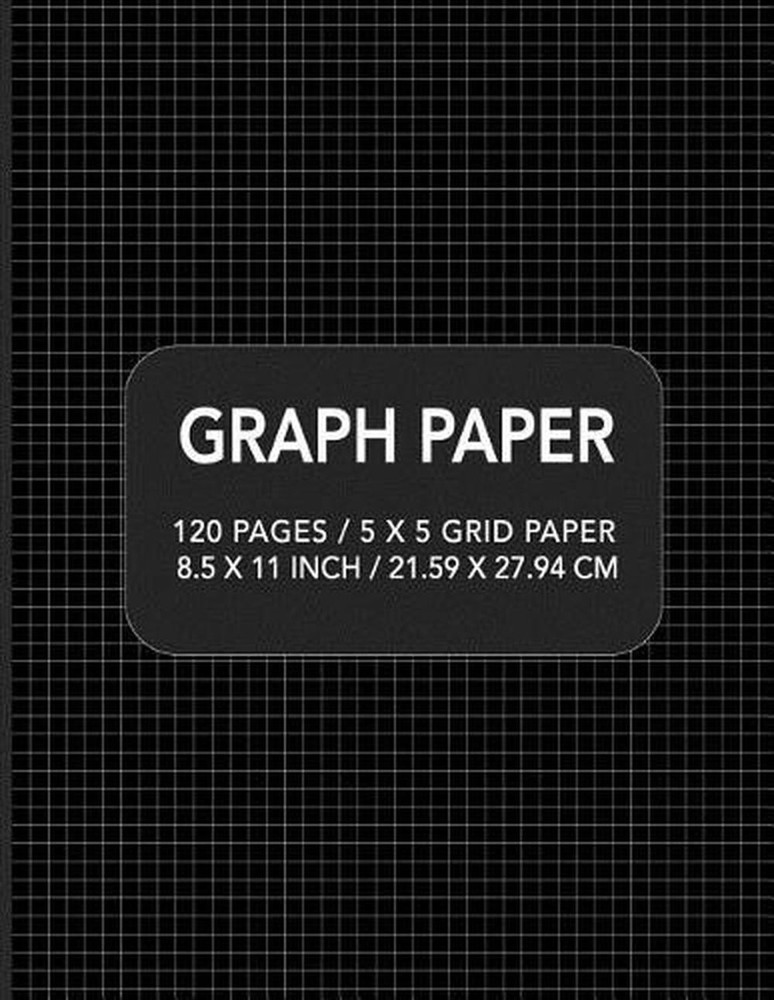 Graph Paper: 120 pages / 5 x 5 Grid Paper 8.5 x 11 Inch / 21.59 x 27.94 cm by Ac