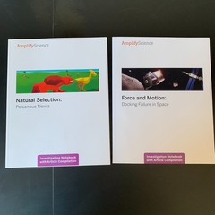 Amplify Science Grade 8 Homeschool Workbook Choose Physical Life Biology etc