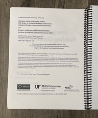 Energy Efficient Building Construction Florida 8th Edition 2015 Contractor Book