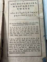 1845 German ABC Primer Fraktur Mentz Rovoudt Philadelphia 35p Schoolbook