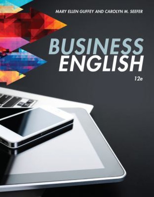 Business English Paperback Mary Ellen, Seefer, Carolyn Guffey