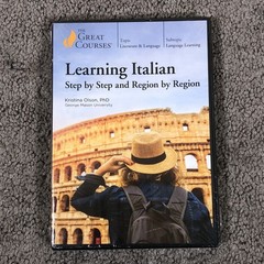 New The Great Courses: Learning Italian – 2020, 4-Disc DVD Set (No Guidebook)