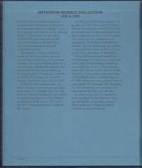 Whitman Blue Classic Album For Jefferson Nickels 1938-2003 Coin Album 9116 New