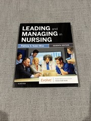 Leading and Managing in Nursing Book 8th Ed – UNUSED CODE