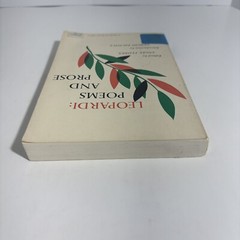 LEOPARDI: POEMS AND PROSE Ed. by ANGEL FLORES 1966 TPB Ex-library Copy. AA