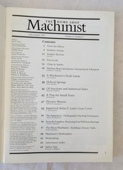 The HOME SHOP MACHINIST Magazine Metalworking Engineering 1987 Complete Year