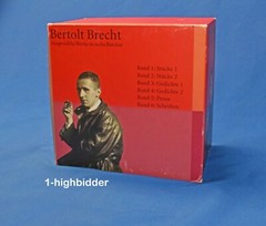 Bertolt Brecht Ausgewahlte Werke in Sechs Banden Taschenbuch German Language