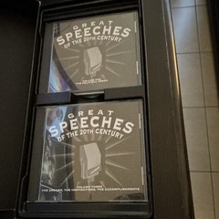 TOPICS Entertainment Great Speeches of the 20th Century Audio CD Box Set Vol 2-3