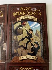 Lot of 5 The Secret of the Hidden Scrolls By M.J. Thomas Books (Good Condition)