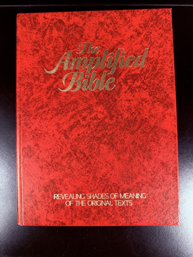 The Amplified Bible Giant Print Lockman Foundation AMP Bible SEE DETAILS