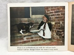 Adorable Antique Children’s Book COUNTRY PLAYMATES Great Color Images 12.25×9.75
