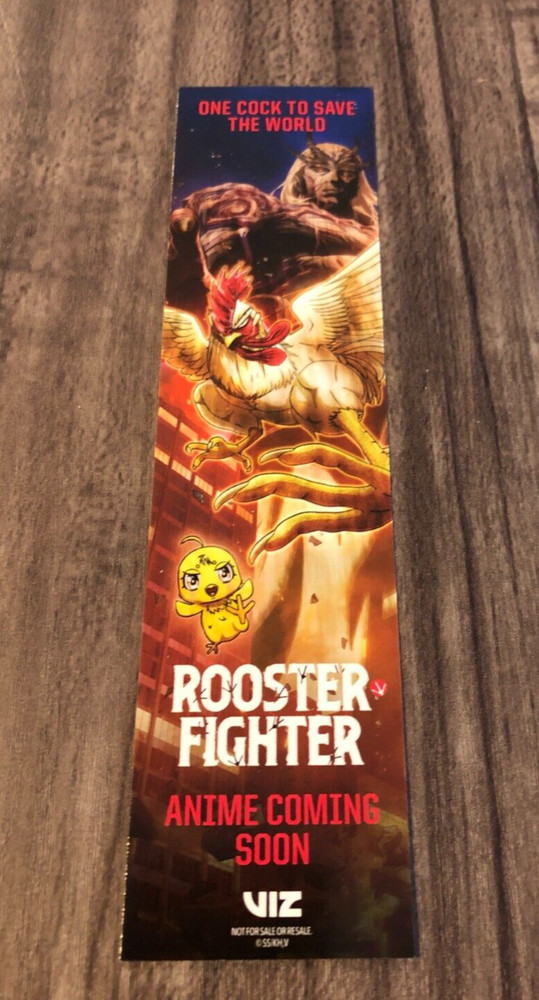 ROOSTER FIGHTER Anime VIZ BOOKMARK NYCC Comic Con 2024 Exclusive
