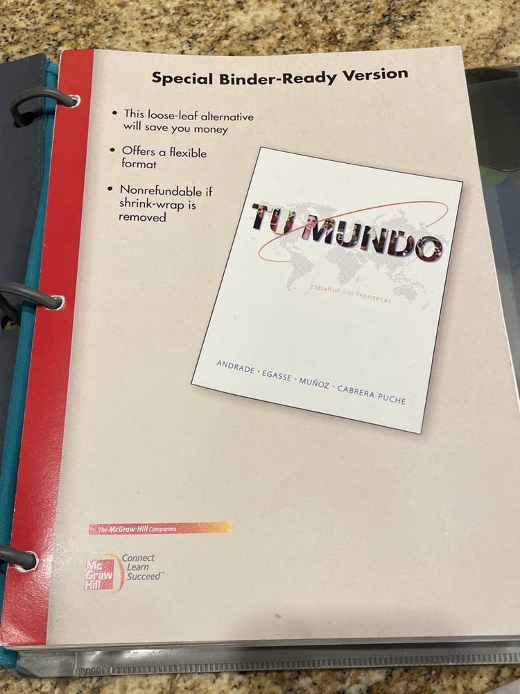 Tu mundo by Magdalena Andrade Loose leaf Version