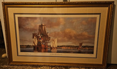 Large L.F. Tantillo A View Of Fort Orange 1652 Signed Limited Print RARE!