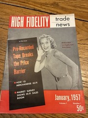 High Fidelity Trade News January 1957 Magazine Barbara Eden Vol1