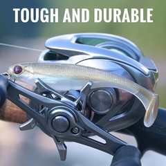 TRUSCEND 12 PCS Fishing Lures for Bass Trout 4in (10cm), 4″,12pcs,0.3oz