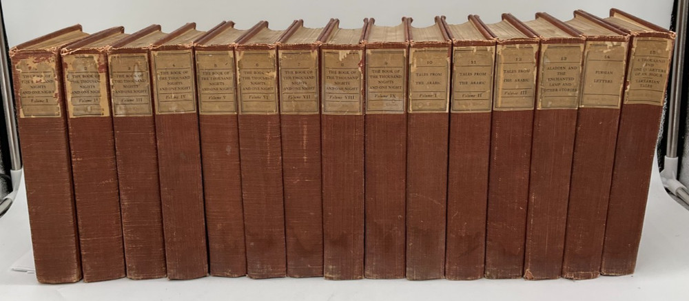 Burton’s Arabian Nights 15 Volumes Complete Cabool 210/500 limited edition 1901