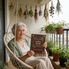 Natural Healing Handbook Herbal Remedies Spiral Notebook Plant Lovers Book