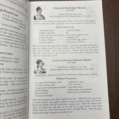 Cookbook First Ladies US Presidents 2011 Recipes Jamie Loso 52 Pages