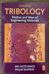 Tribology Friction Wear Engineering Materials Hutchings Shipway 2017 Second: VG