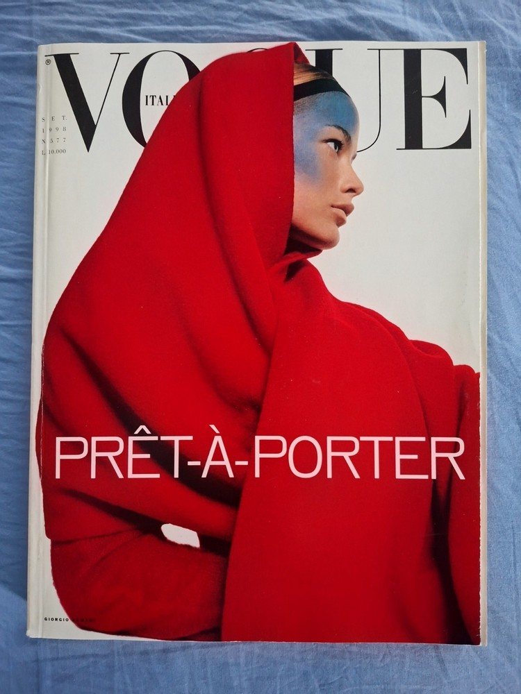 VOGUE ITALIA September 1998 Carolyn Murphy by STEVEN MEISEL 600+ pages