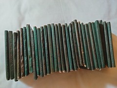 Little Leather Library Books 1920s Green Redcroft Edition 30 BOOKS