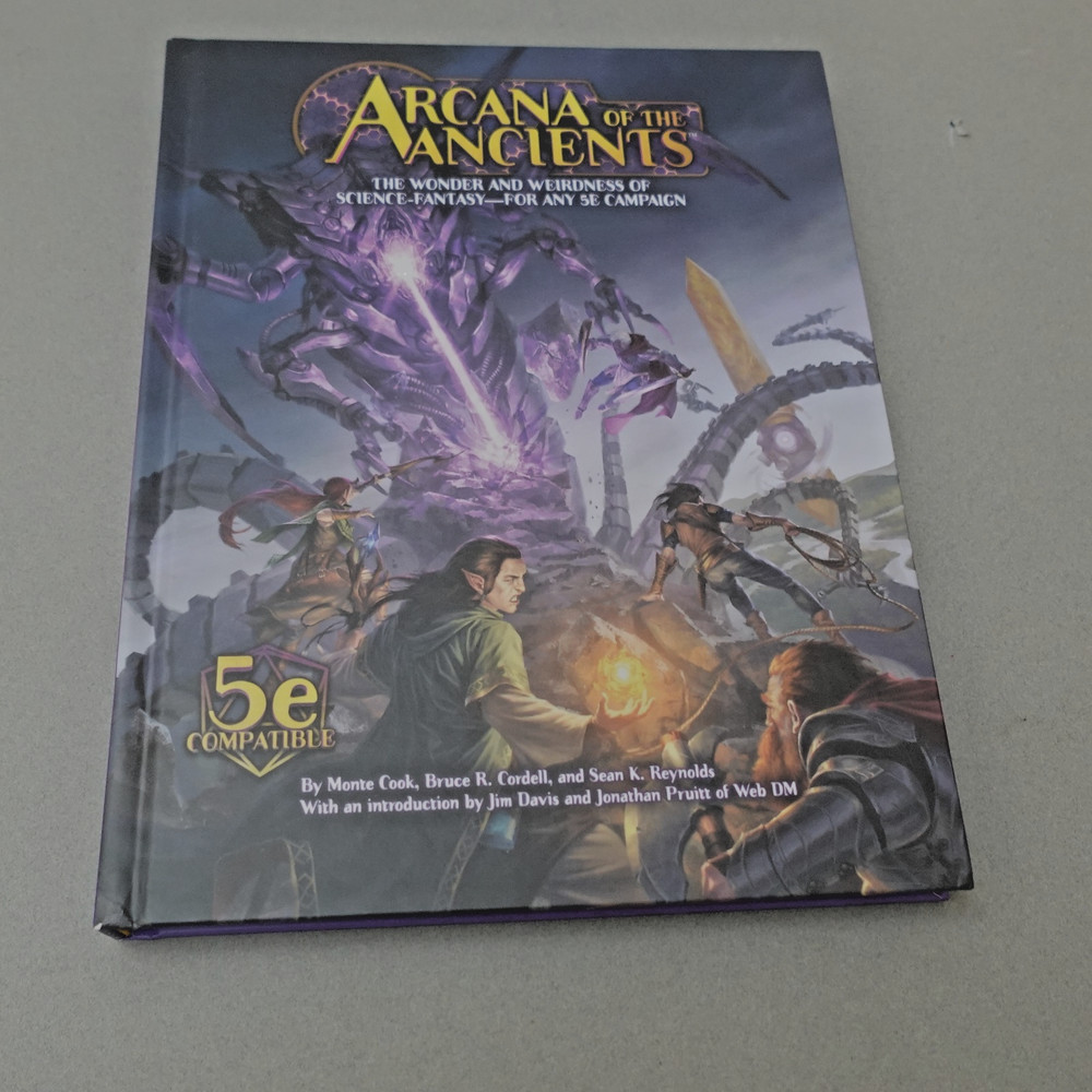 Monte Cook Fantasy RPG Arcana of the Ancients 5e Dungeons Dragons Numenera