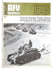 Profile Publications AFV Weapons Profile Magazine #59 French Tanks: R35 & FCM36