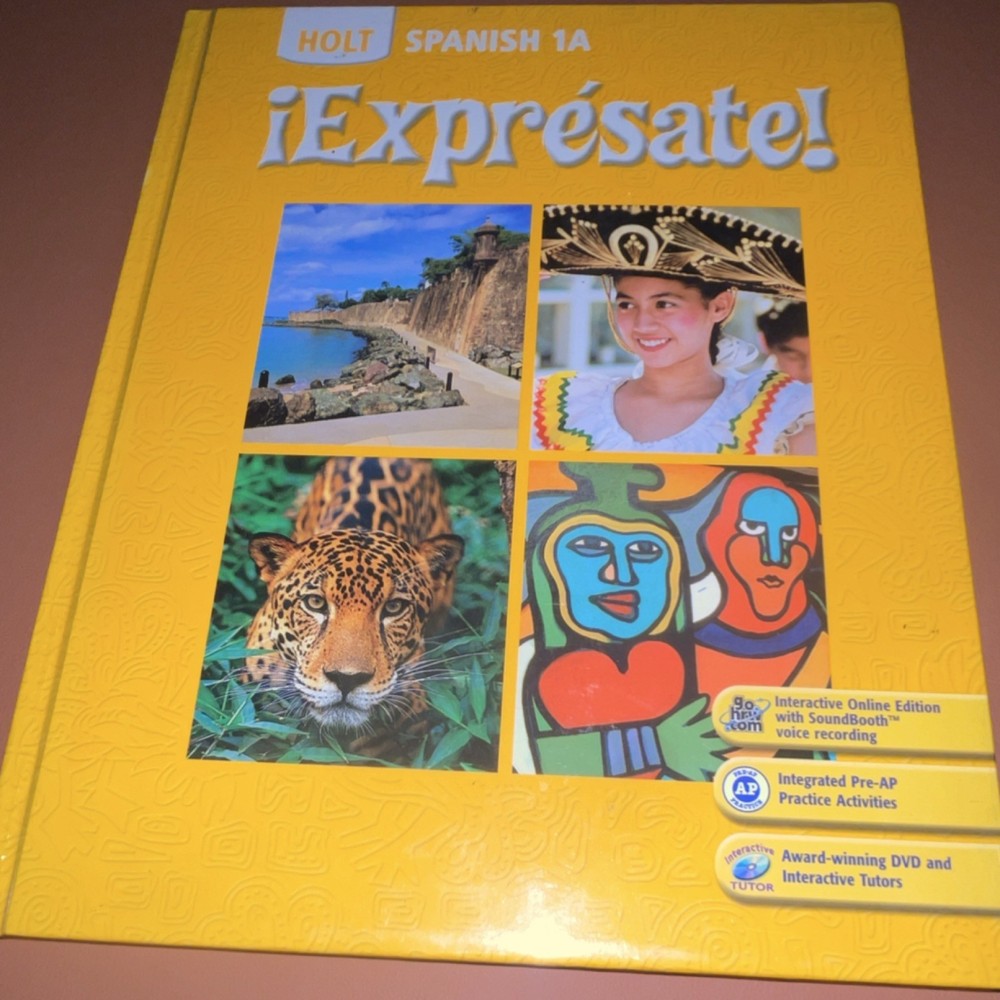 Holt ¡Exprésate! Spanish Textbook by Nancy Humbach Middle/High School Beginner