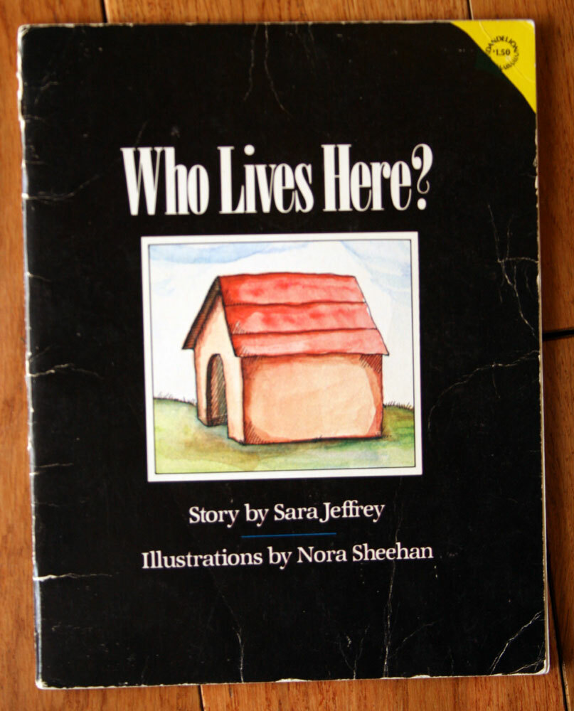 Who Lives Here? by Sara Jeffrey & Nora Sheehan 1979 Dandelion Books Paperback