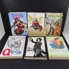 Anime Books Comedy/Sci-Fi/Action Adventure Lot of 6 Books Read Description