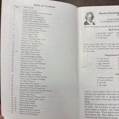 Cookbook First Ladies US Presidents 2011 Recipes Jamie Loso 52 Pages