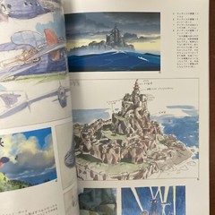 THE ART OF LAPUTA Hayao Miyazaki Art Book Illustration